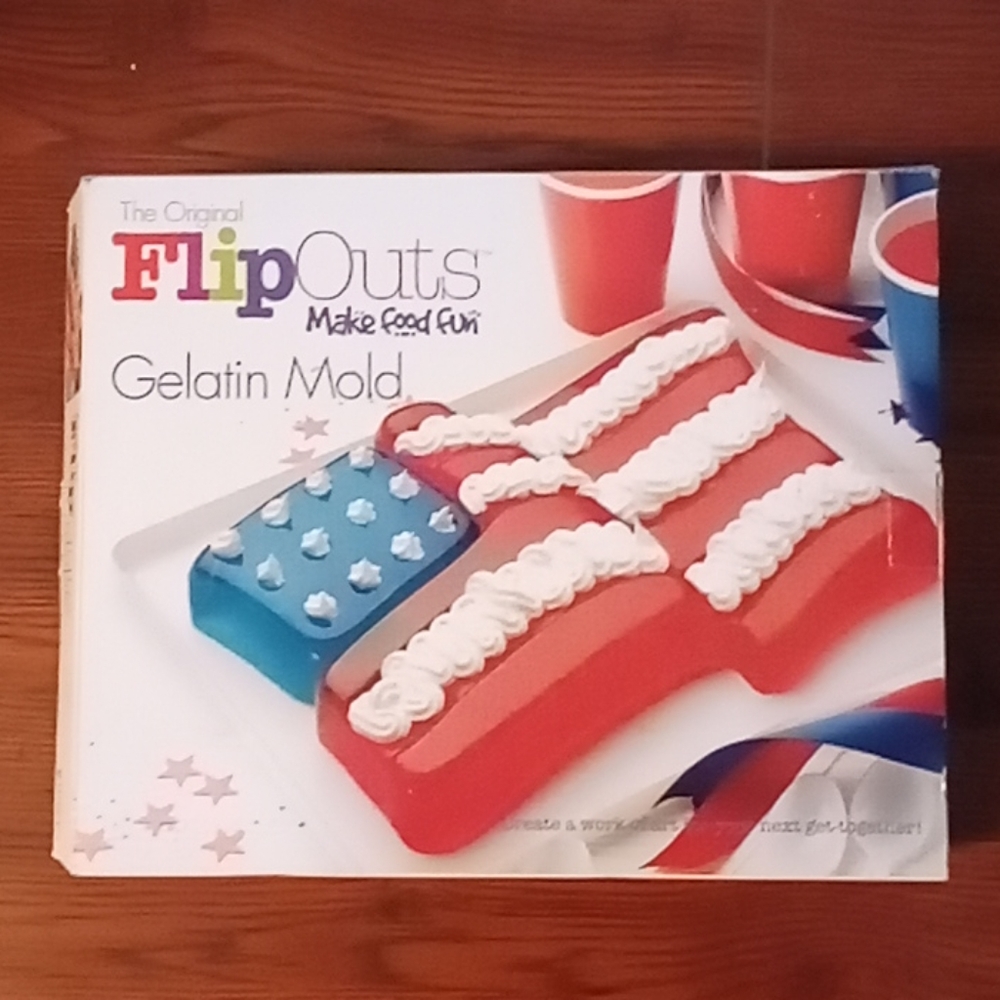 FlipOuts American Flag Gelatin Mold